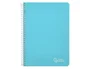 Liderpapel Cuaderno Espiral Witty A4 Tapa Dura Celeste