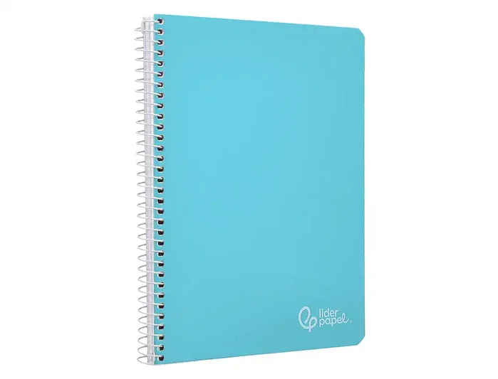 Liderpapel Cuaderno Espiral Witty A4 Tapa Dura Celeste