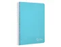 Liderpapel Cuaderno Espiral Witty A4 Tapa Dura Celeste