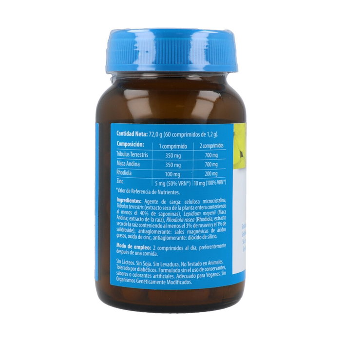 Naturmil Tribulus + Maca con Rhodiola y Zinc 60 comprimidos Naturmil Tribulus + Maca con Rhodiola y Zinc 60 comprimidos