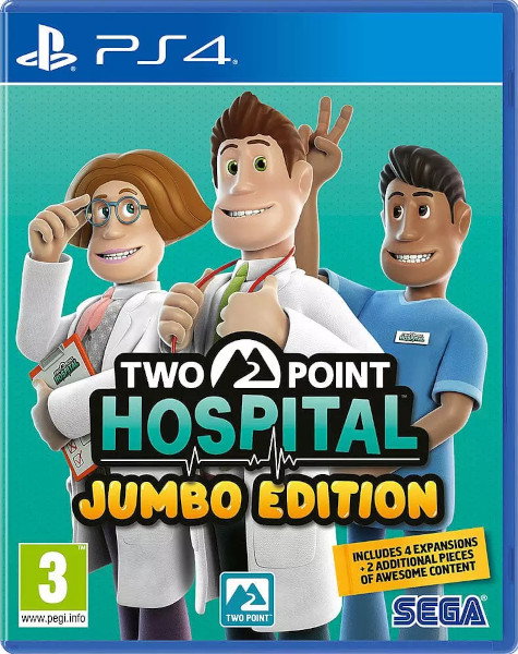 Sega Two Point Hospital: Jumbo Edition (Incluye 4 Expansiones y 2 DLCs) Sega Two Point Hospital: Jumbo Edition (Incluye 4 Expansiones y 2 DLCs)