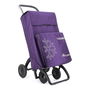 Rolser Carro de la compra termo fresh 4.2 MF, 4 ruedas, 50 kg, morado