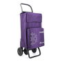 Rolser Carro de la compra termo fresh 4.2 MF, 4 ruedas, 50 kg, morado