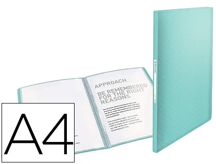 ESSELTE Carpeta de Fundas Colour Breeze Azul A4 con 40 Fundas