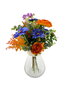 Obouquet Ramo de Flores Artificiales Carmen Variado Enérgico y Exclusivo 55cm Alto 30cm Ancho