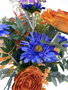 Obouquet Ramo de Flores Artificiales Carmen Variado Enérgico y Exclusivo 55cm Alto 30cm Ancho