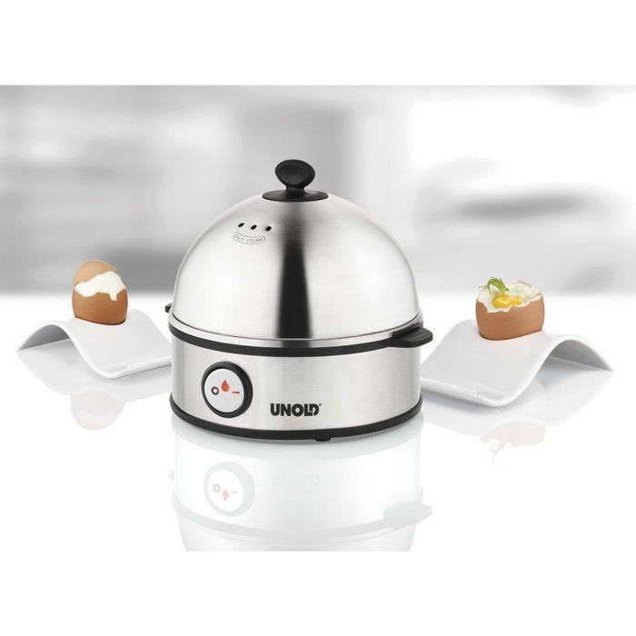 Unold 38626 Egg Boiler Edel - Acero Inoxidado/Plateado/Negro Unold 38626 Egg Boiler Edel - Acero Inoxidado/Plateado/Negro