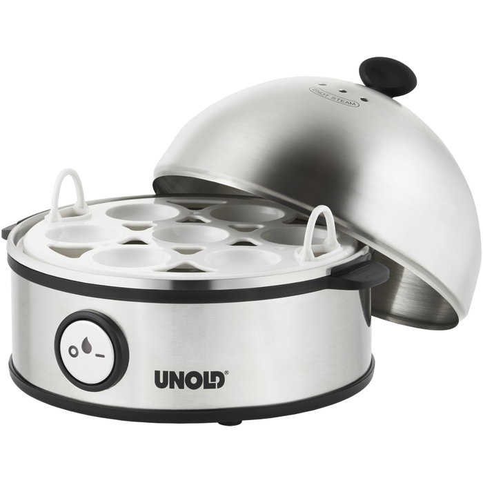 Unold 38626 Egg Boiler Edel - Acero Inoxidado/Plateado/Negro Unold 38626 Egg Boiler Edel - Acero Inoxidado/Plateado/Negro