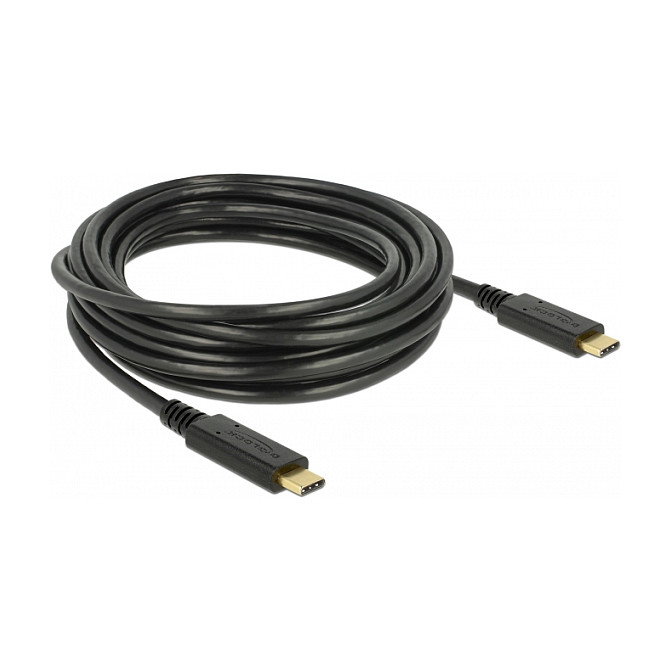 DeLOCK Cable USB 2.0 Tipo-C a Tipo-C 4 m PD 5 A E-Marker DeLOCK Cable USB 2.0 Tipo-C a Tipo-C 4 m PD 5 A E-Marker