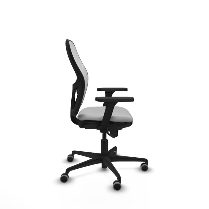 PIQUERAS Y CRESPO Silla de oficina Jorquera Gris claro/Blanco