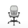 PIQUERAS Y CRESPO Silla de oficina Jorquera Gris claro/Blanco