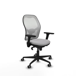 PIQUERAS Y CRESPO Silla de oficina Jorquera Gris claro/Blanco