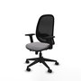 PIQUERAS Y CRESPO Silla de oficina Cilanco Gris/Negro con Mecanismo Sincro/Traslack
