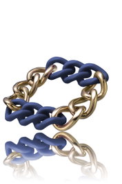 Time Force Pulsera TS5148BB de Acero Dorado