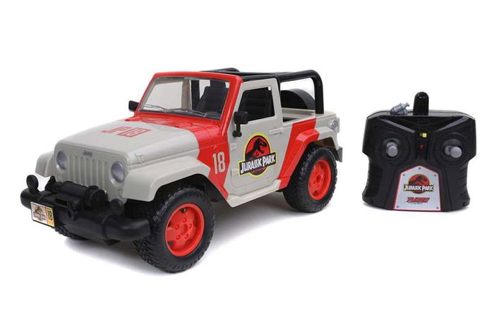JADA TOYS Coche radio control Jeep Wrangler Jurassic Park JADA TOYS Coche radio control Jeep Wrangler Jurassic Park