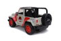 JADA TOYS Coche radio control Jeep Wrangler Jurassic Park