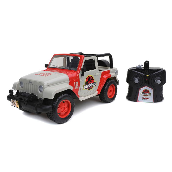 JADA TOYS Coche radio control Jeep Wrangler Jurassic Park JADA TOYS Coche radio control Jeep Wrangler Jurassic Park