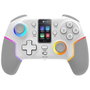Mars Gaming MGP-V3 Gamepad Inalámbrico Blanco, Pantalla LCD, Joysticks Hall Effect, Triple Conexión Bluetooth/2.4G/Cable, Compatible con Switch, Switch 2, PC, Android, iOS