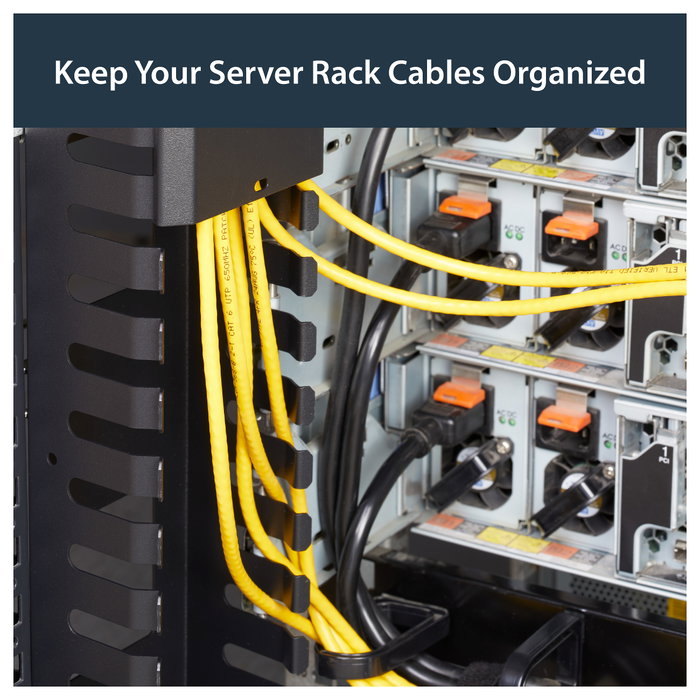 StarTech.com Organizador de cables vertical con Finger Duct 0U - 91cm