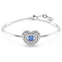 Swarovski Pulsera IDYLLIA:SOFT HRT BLU/RHS M Gris