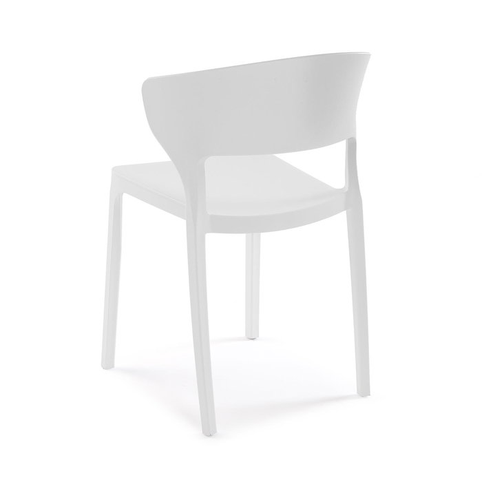 Versa Silla Blanca 39.5x79x41.5 cm - Polipropileno (4 Unidades)