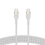 Belkin BOOST↑CHARGE PRO Flex Cable USB-C a USB-C USB 2.0 1m Cable de Silicona Blanco para carga y datos