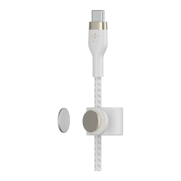 Belkin BOOST↑CHARGE PRO Flex Cable USB-C a USB-C Tejido 1m Blanco 60W para Carga y Datos USB 2.0 Belkin BOOST↑CHARGE PRO Flex Cable USB-C a USB-C Tejido 1m Blanco 60W para Carga y Datos USB 2.0