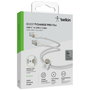 Belkin BOOST↑CHARGE PRO Flex Cable USB-C a USB-C de 1 m, Blanco