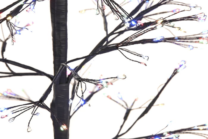 DKD Home Decor Árbol LED de Metal Multicolor 50x50x180 cm