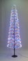 DKD Home Decor Árbol LED de Metal Multicolor 50x50x180 cm