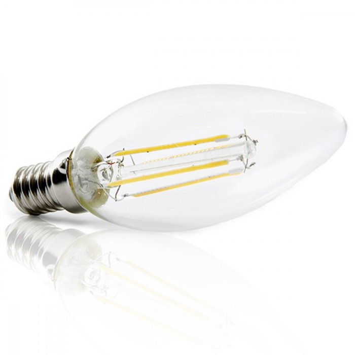Bombilla LED Filamento E14 4W 273Lm 2000K