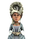 Los Bridgerton Figura Minix Reina Carlota de Mecklemburgo-Strelitz 12 cm