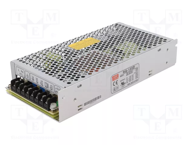MEAN WELL RQ-125D Alimentador de Impulso 124W 4 Salidas MEAN WELL RQ-125D Alimentador de Impulso 124W 4 Salidas