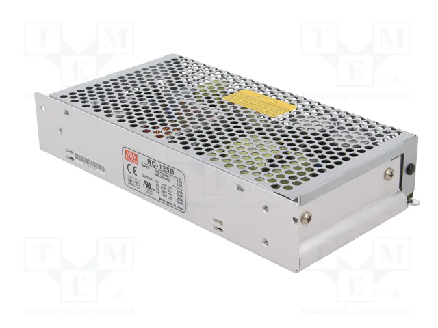 MEAN WELL RQ-125D Alimentador de Impulso 124W 4 Salidas MEAN WELL RQ-125D Alimentador de Impulso 124W 4 Salidas