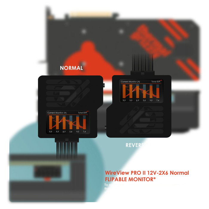 Thermal Grizzly WireView Pro II Kit para GPU Negro 12V-2x6-Pin USB-C