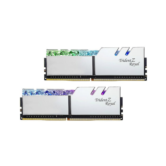 G.Skill Trident Z Royal F4-3600C18D-32GTRS 32 GB DDR4-3600 (2x 16 GB) Plata G.Skill Trident Z Royal F4-3600C18D-32GTRS 32 GB DDR4-3600 (2x 16 GB) Plata