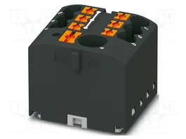 PHOENIX CONTACT PTFIX 6/6X2.5 BK Conector de carril Push-in