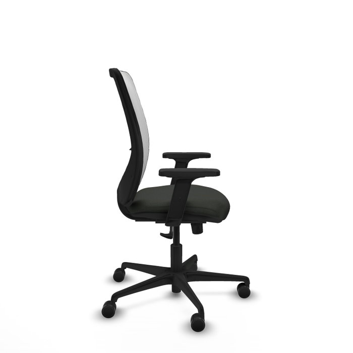 PIQUERAS Y CRESPO Silla de oficina Zulema con mecanismo Sincro, Negro y Blanco PIQUERAS Y CRESPO Silla de oficina Zulema con mecanismo Sincro, Negro y Blanco