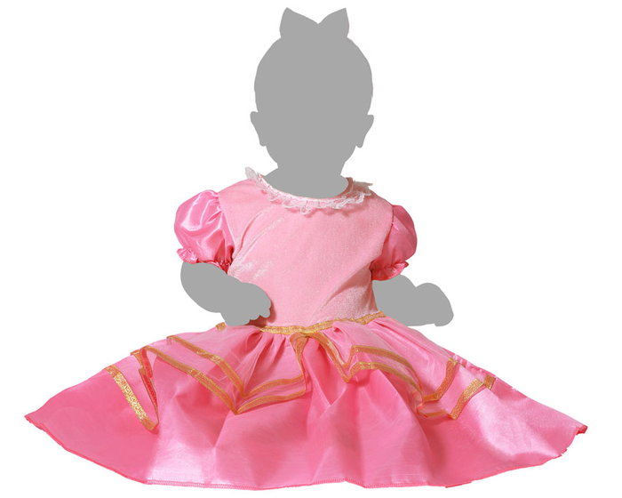Disfraz de Princesa de Cuento Rosa para Niña Bebé de 24 Meses - Vestido de Carnaval y Cumpleaños