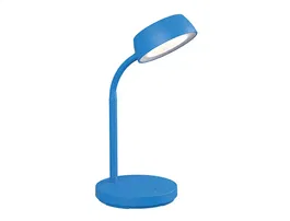 Maul Lámpara Escritorio LED 5W 585lm Luz Cálida Brazo y Cabezal Giratorios Azul