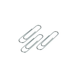 Clip Forofis Nº3 (43 Mm) Niquelado Caja De 100 (Set de 10)