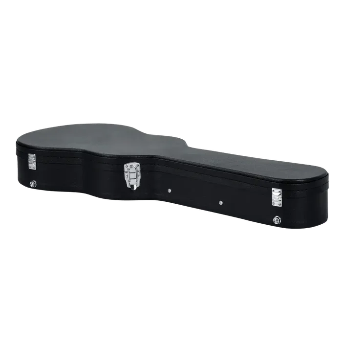 Gator Estuche de madera para guitarra acústica de tamaño 3/4 - Negro
