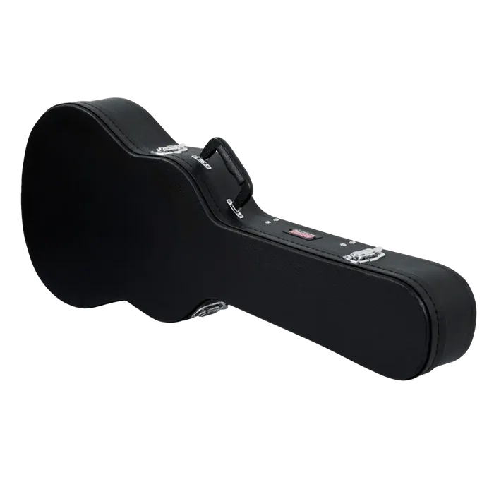 Gator Estuche de madera para guitarra acústica de tamaño 3/4 - Negro