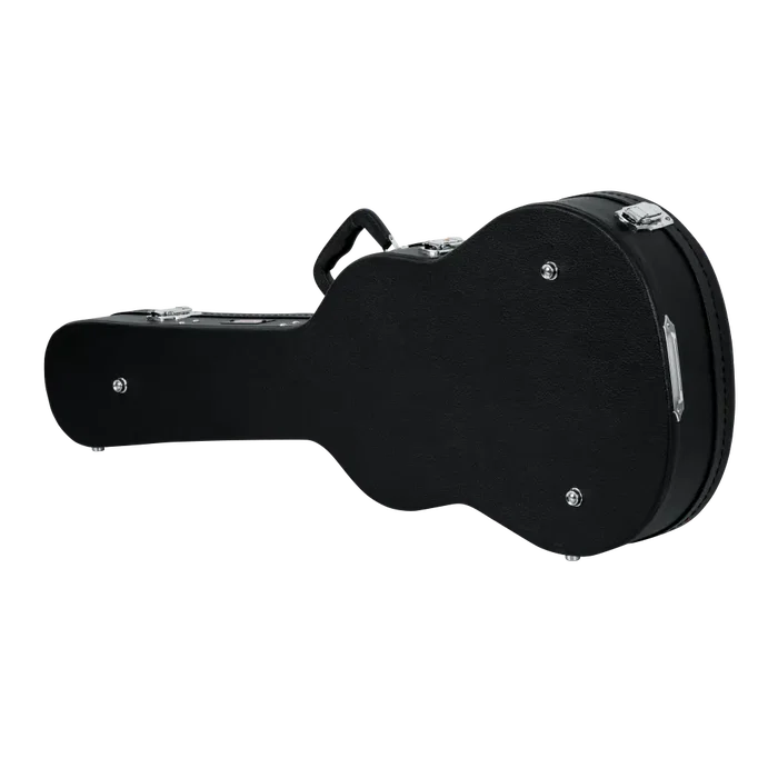Gator Estuche de madera para guitarra acústica de tamaño 3/4 - Negro