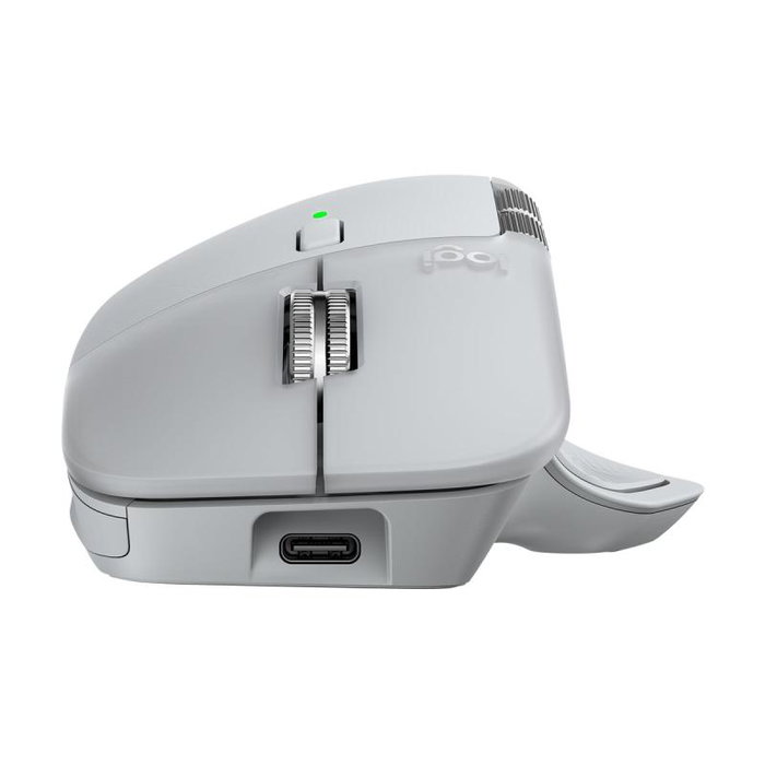 Logitech MX Master 4, Ratón Inalámbrico Ergonómico, Gris Claro Logitech MX Master 4, Ratón Inalámbrico Ergonómico, Gris Claro