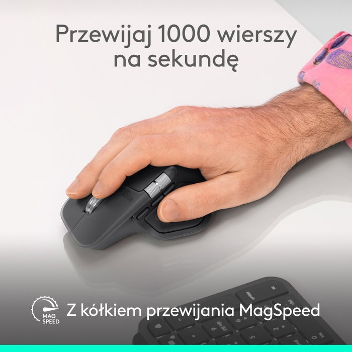 Logitech MX Master 4 Gris Claro