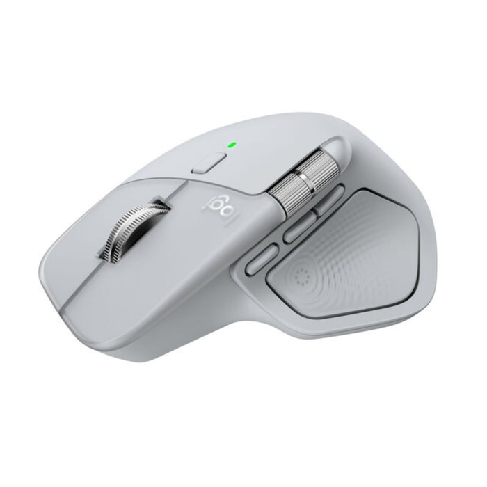 Logitech MX Master 4, Ratón Inalámbrico Ergonómico, Gris Claro Logitech MX Master 4, Ratón Inalámbrico Ergonómico, Gris Claro