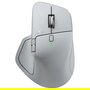 Logitech MX MASTER 4 Ratón Inalámbrico Ergonómico PALE GRAY, Respuesta Háptica, Carga USB-C, Bluetooth, 8000 DPI