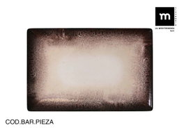 La Mediterranea Fuente Rectangular Barx Elite Brillo 30x20 cm