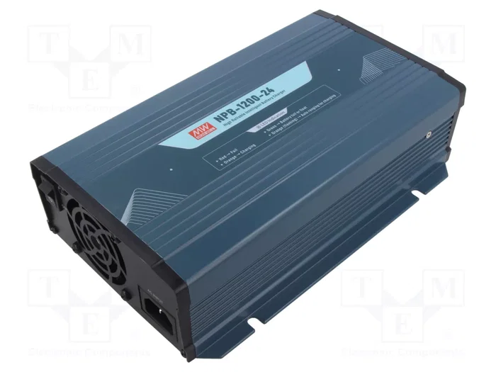 MEAN WELL Cargador de Baterías 36A para 24V